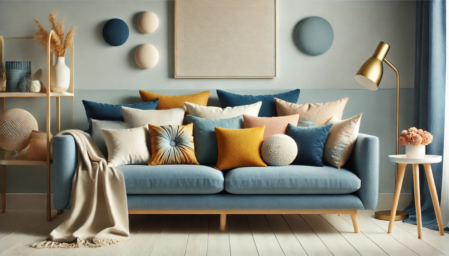 What Color Pillows for Blue Couch: Your Ultimate Guide