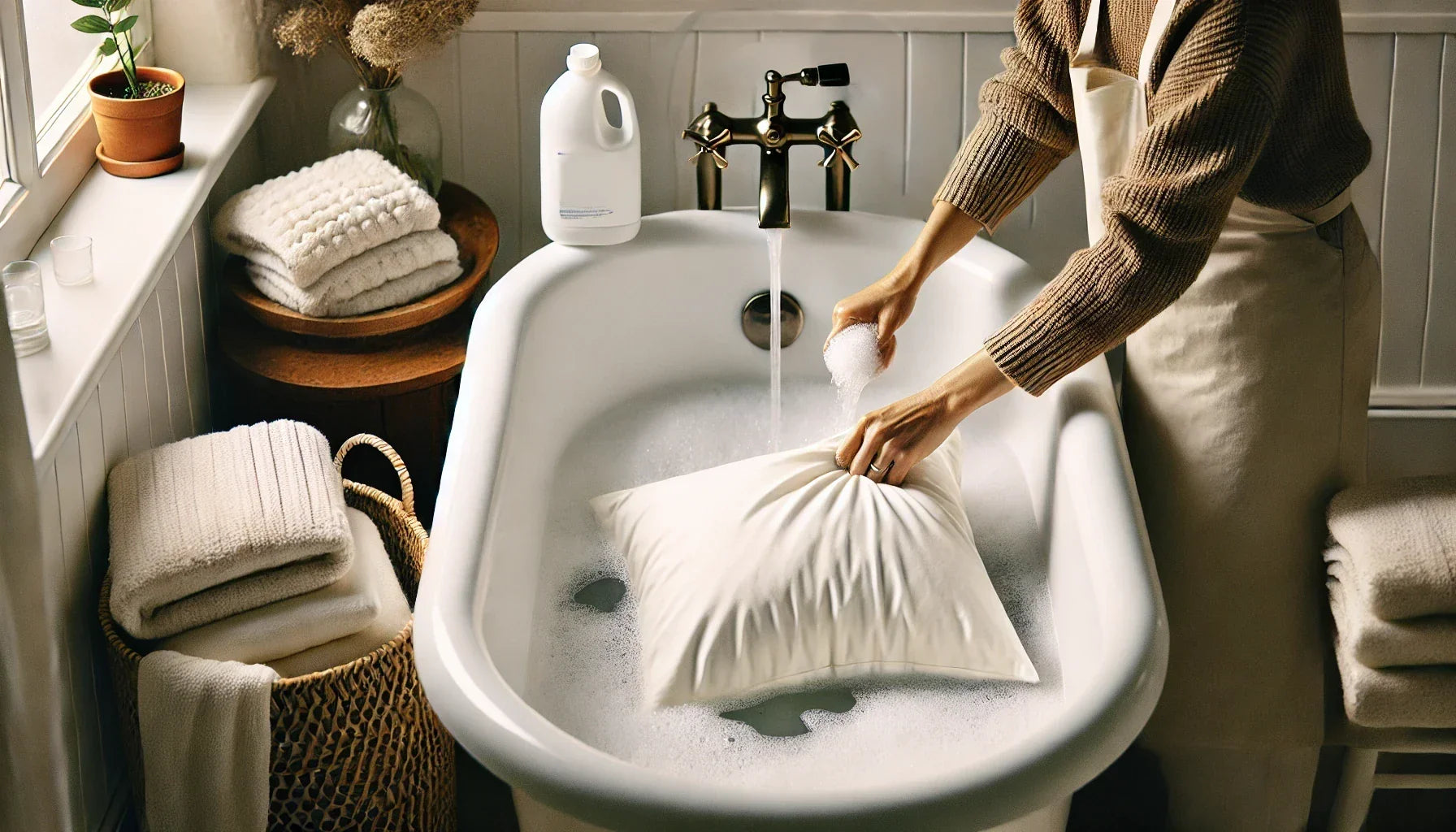How to Clean Pillows in Bathtub: A Simple Guide