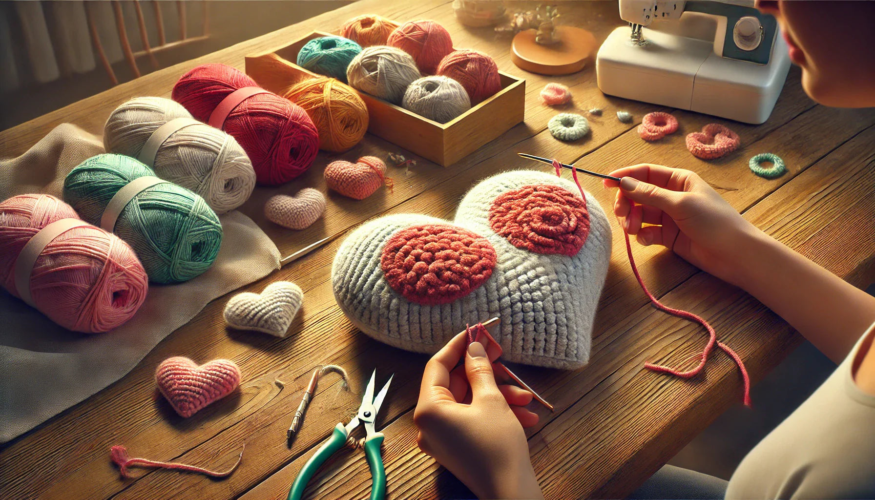 How to Crochet a Heart Pillow
