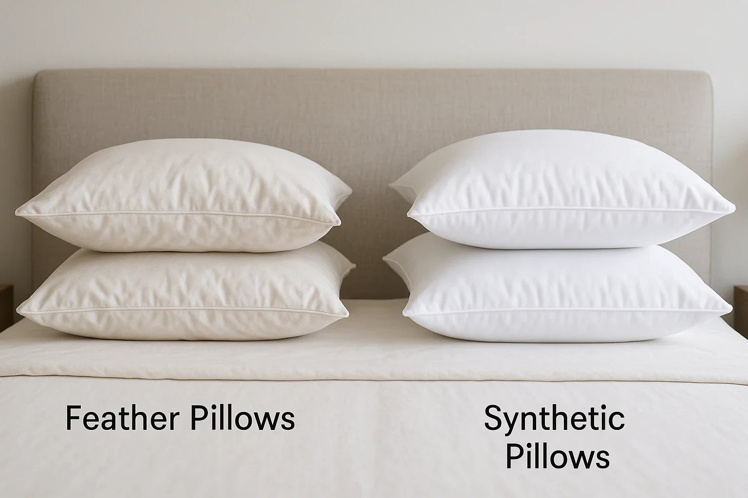 Feather Pillows vs Synthetic: Choosing the Best for Your Sleep Style