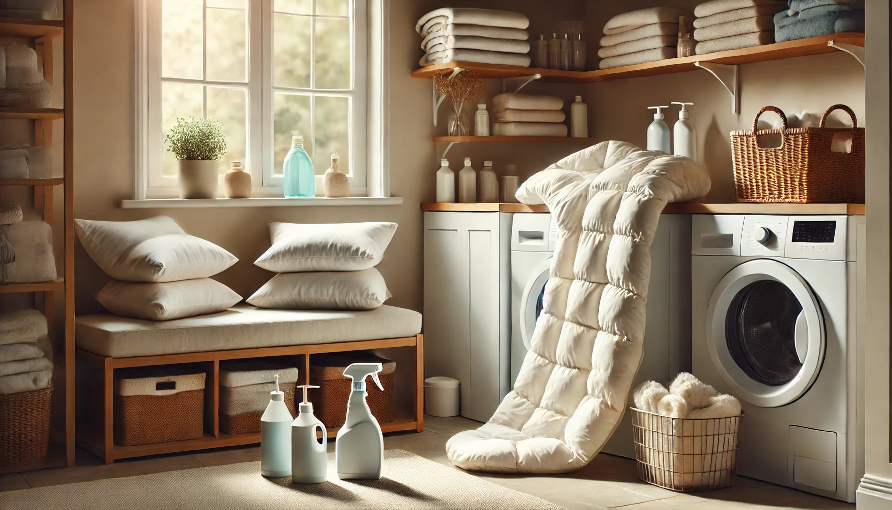 Can You Bleach a Down Comforter: Essential Cleaning Methods