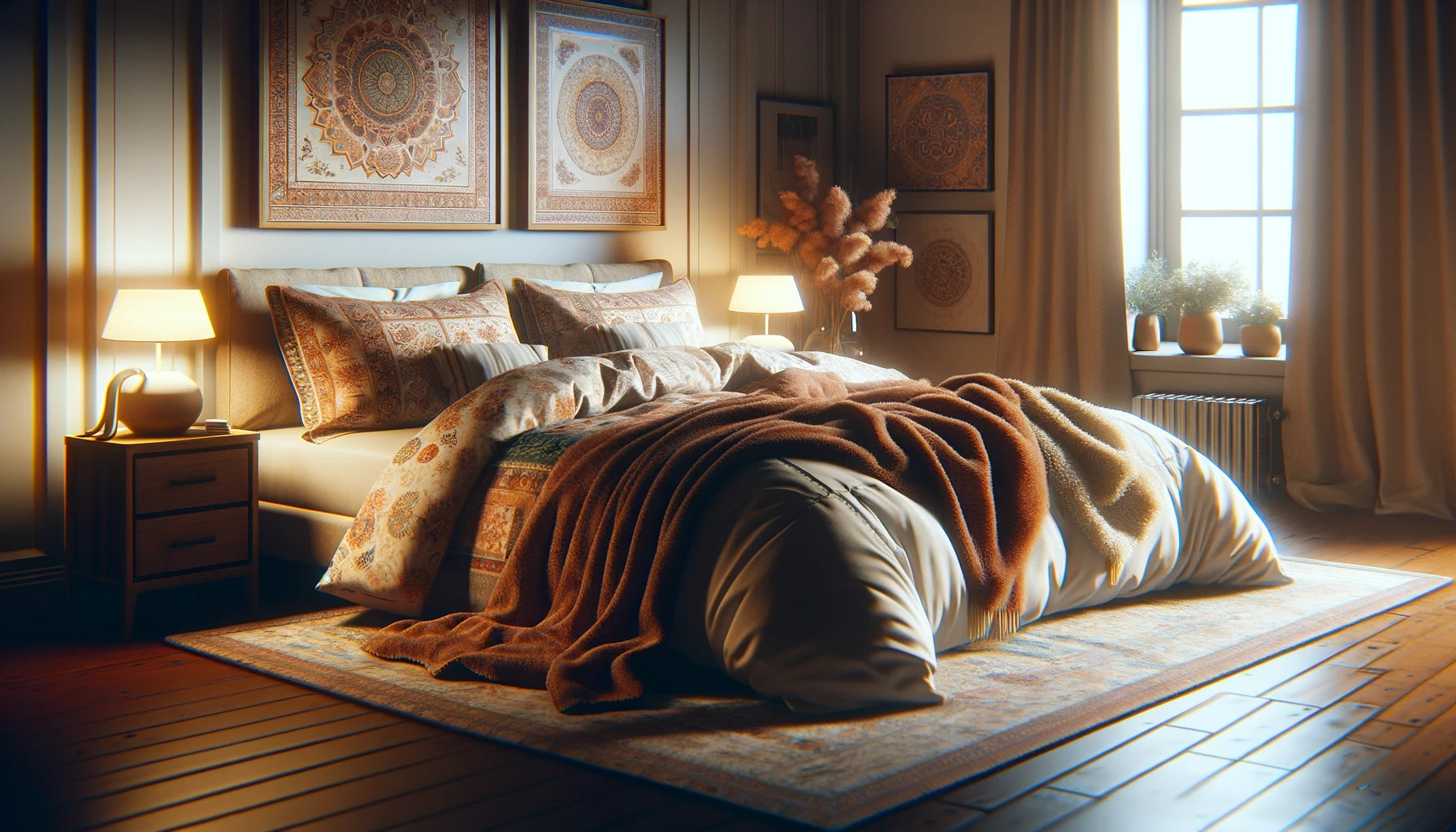 Can You Put a Heated Blanket Under a Comforter: Safety Considerations