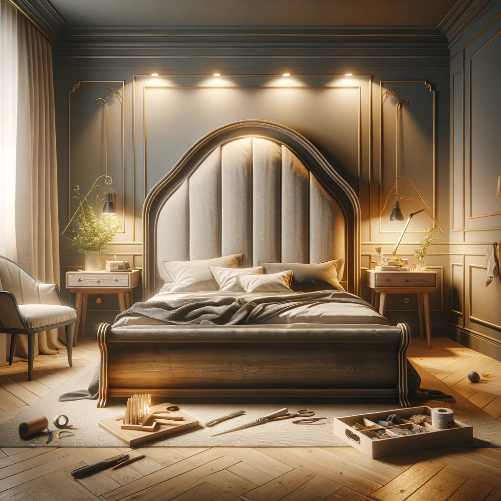 How to Make a Sleigh Bed Headboard: A DIY Guide