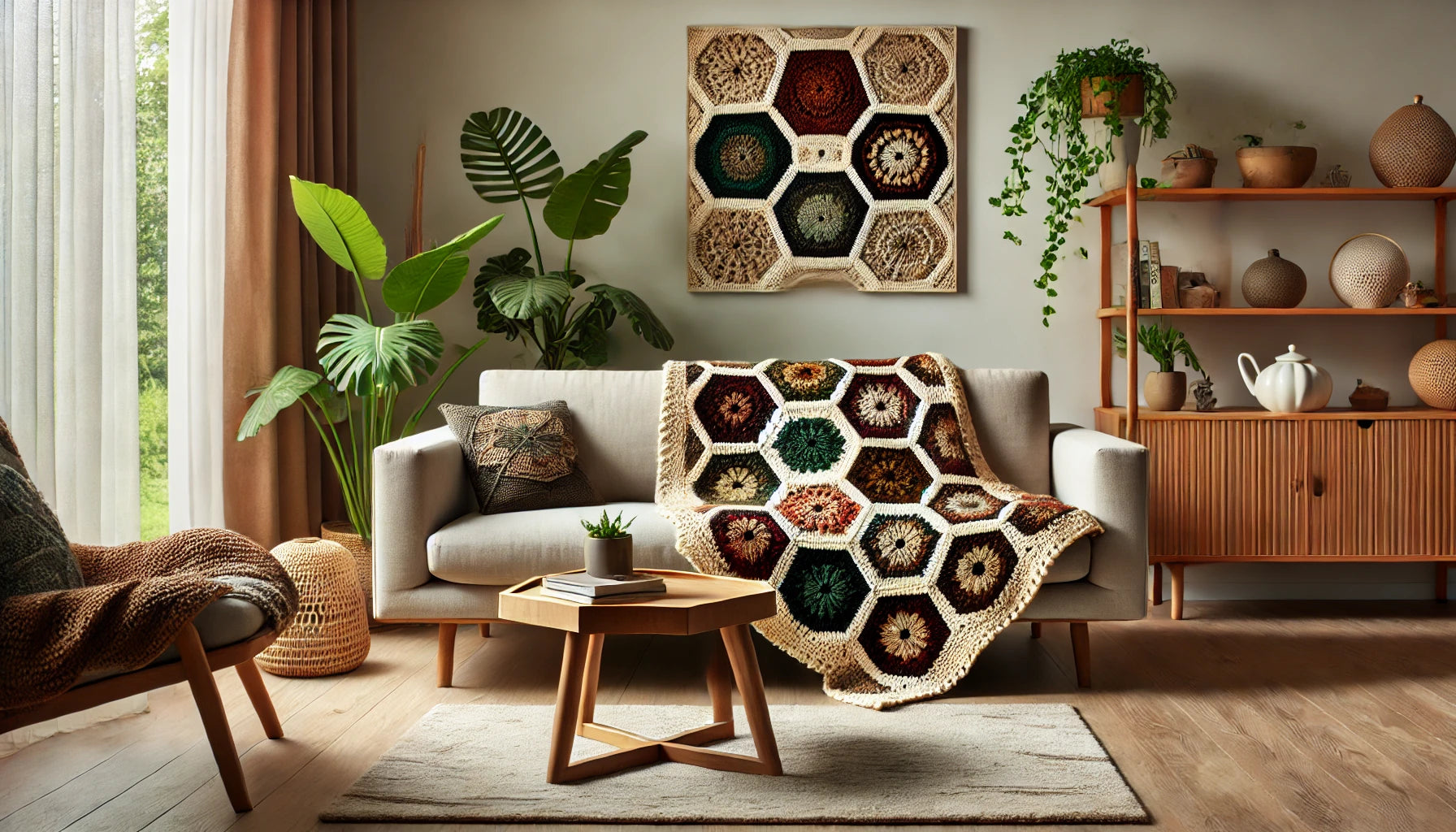 How to Crochet a Hexagon Blanket: Crafting Geometric Elegance