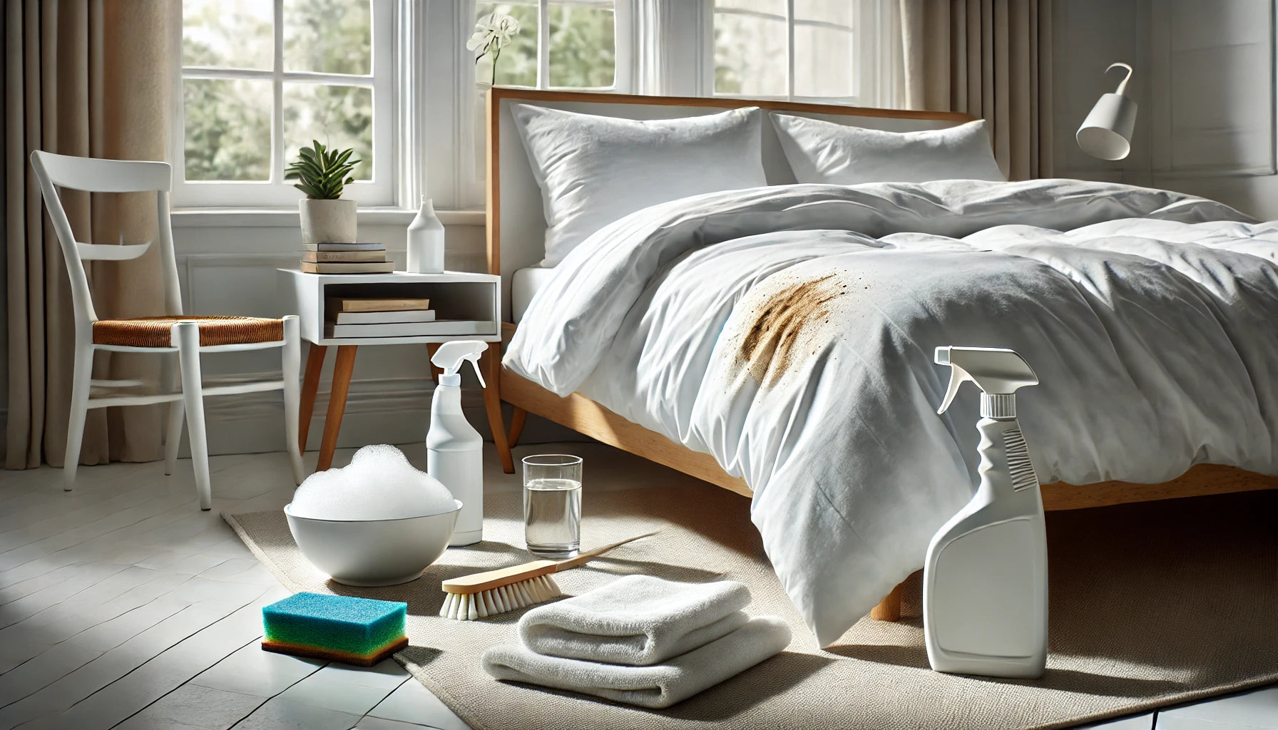 How to Get Mud Out of White Comforter: A Complete Guide