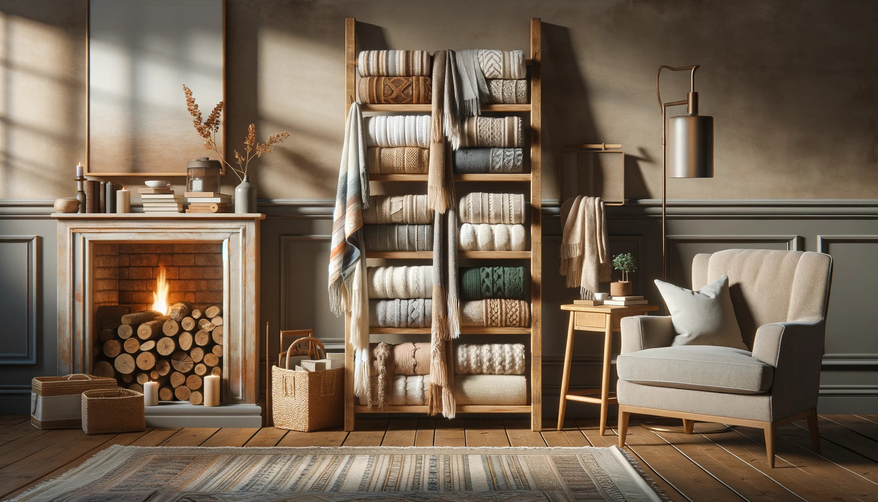 How to Hang Blankets on a Blanket Ladder: Enhancing Your Home Decor