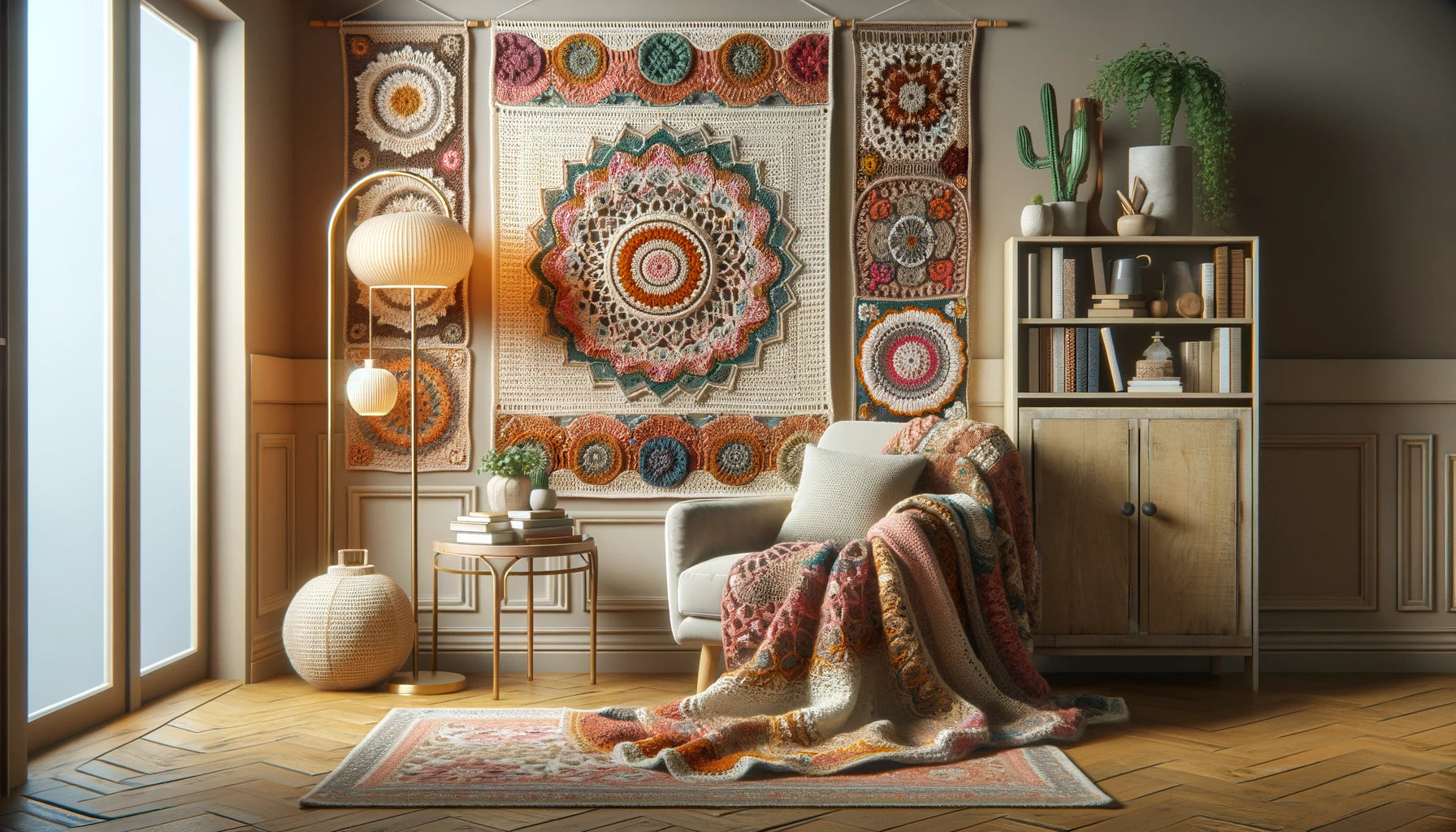 How to Hang a Crochet Blanket on the Wall: Showcasing Handmade Art