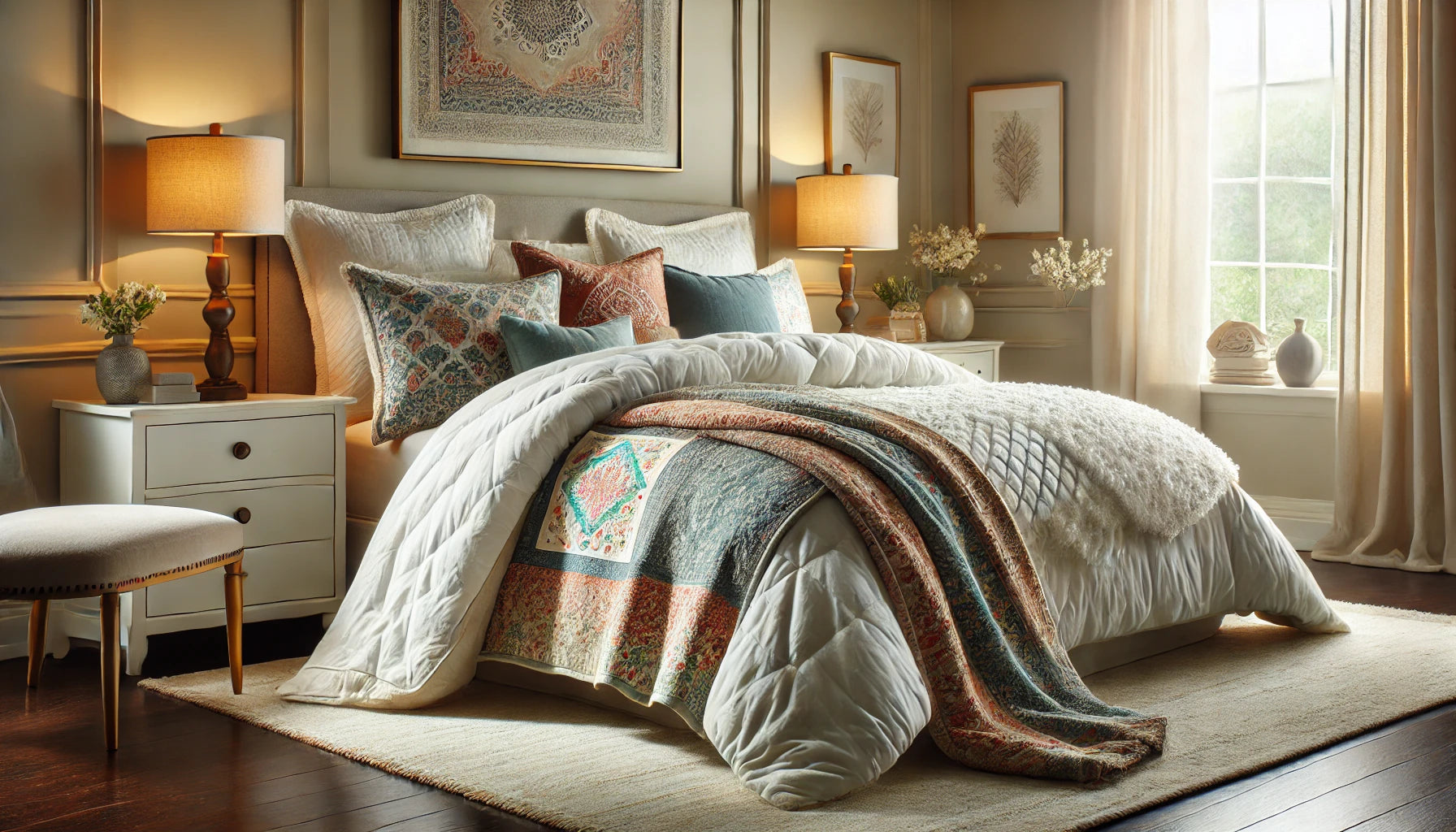 How to Layer a Bed with a Quilt and Comforter: A Step-by-Step Guide