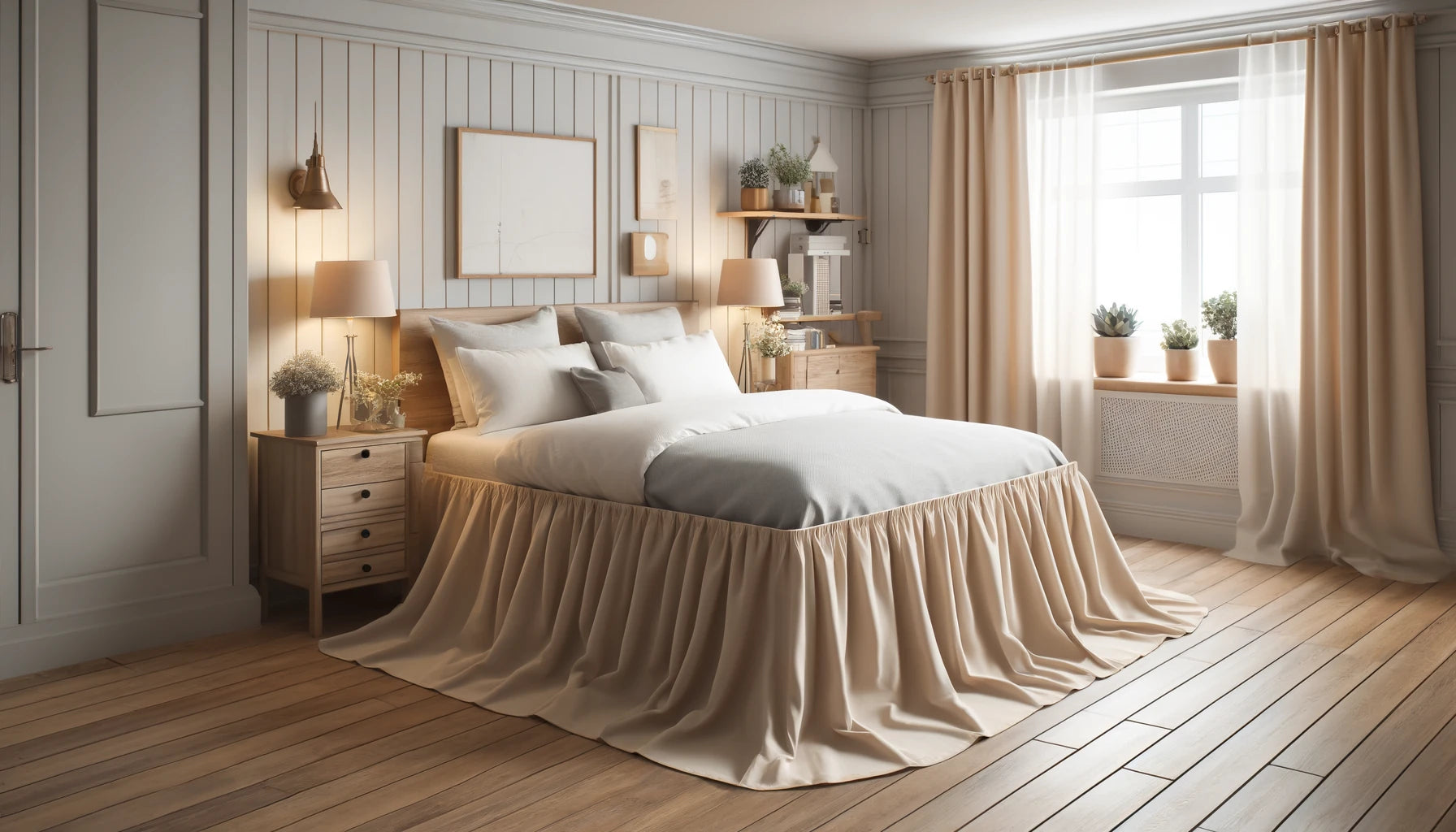 How to Make a Bed Skirt from a Flat Sheet: A DIY Guide