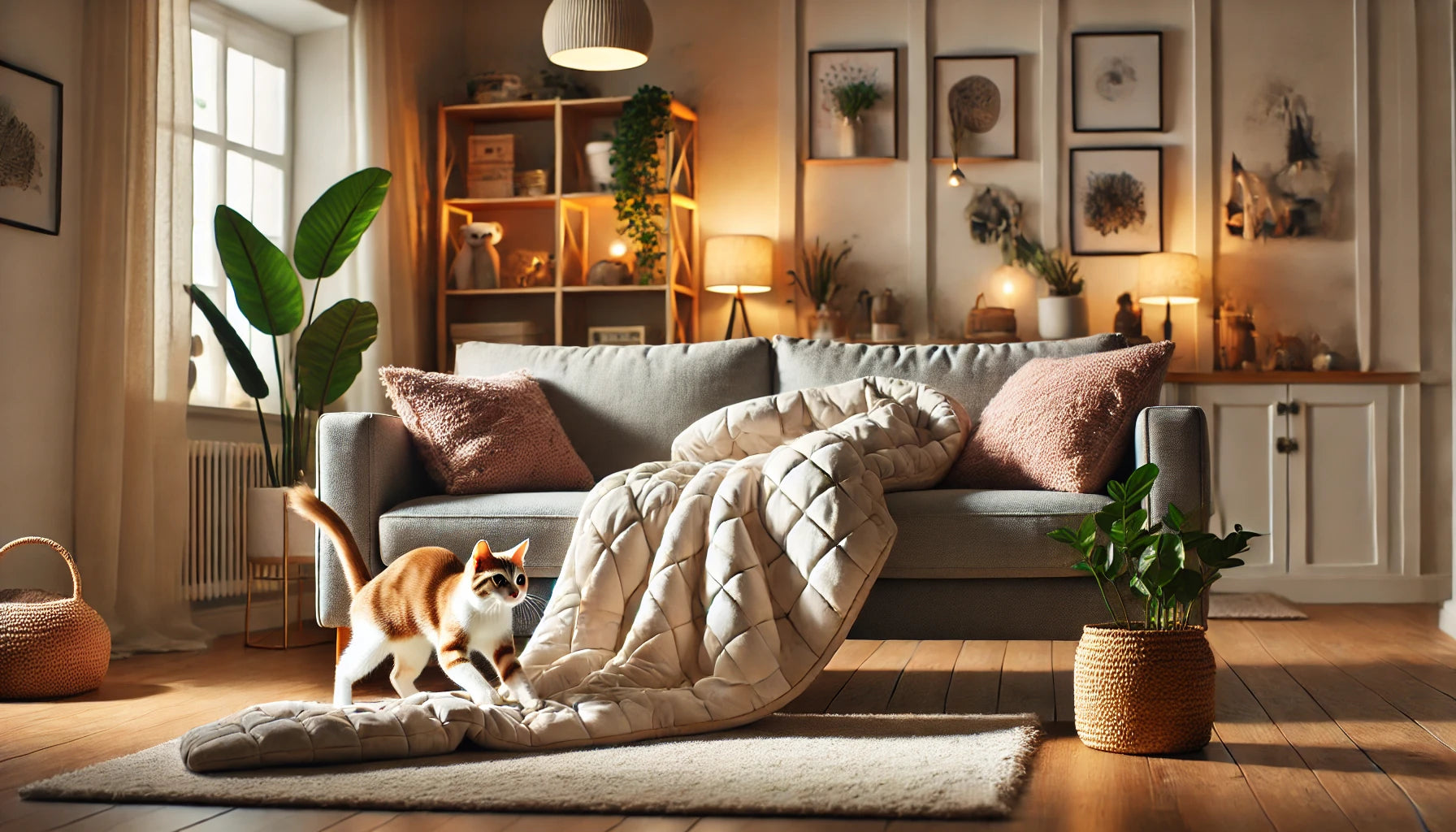 Why Does My Cat Attack My Weighted Blanket? Decoding Feline Behavior