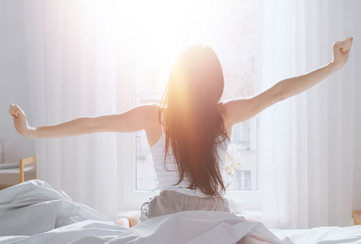 Wake up refreshed after undisturbed sleep.