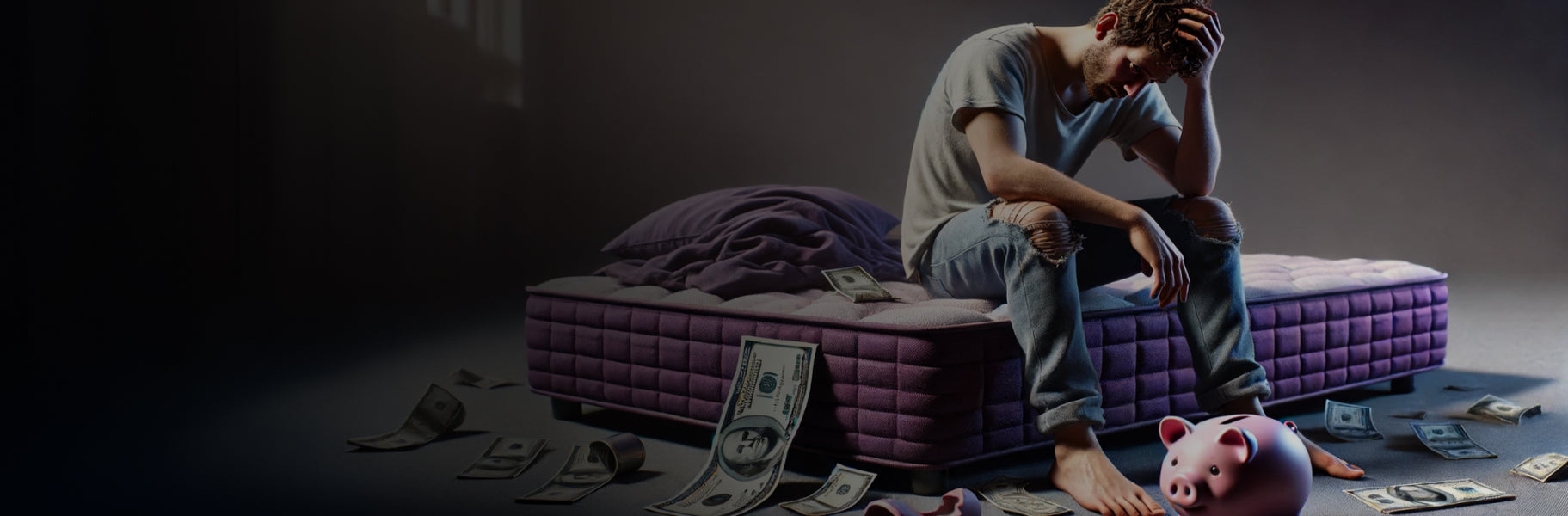 Purple mattress