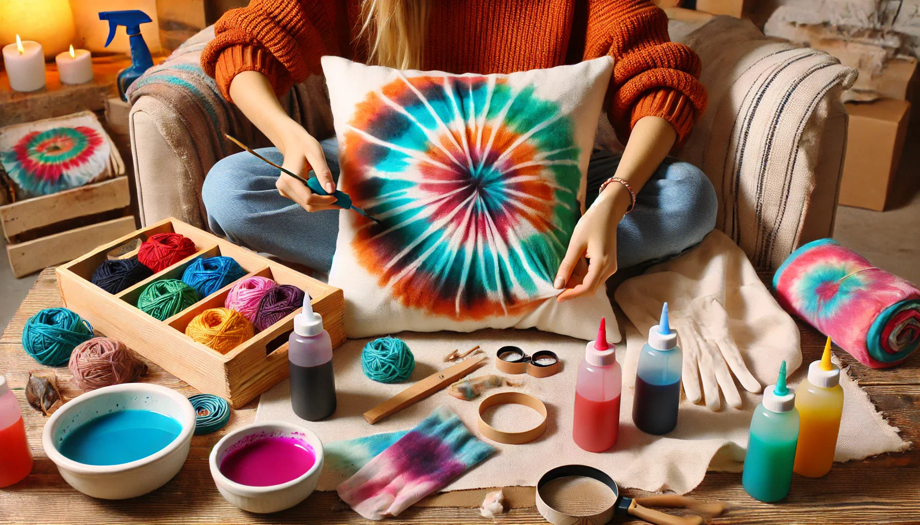 How to Tie Dye a Pillow: A Creative DIY Guide