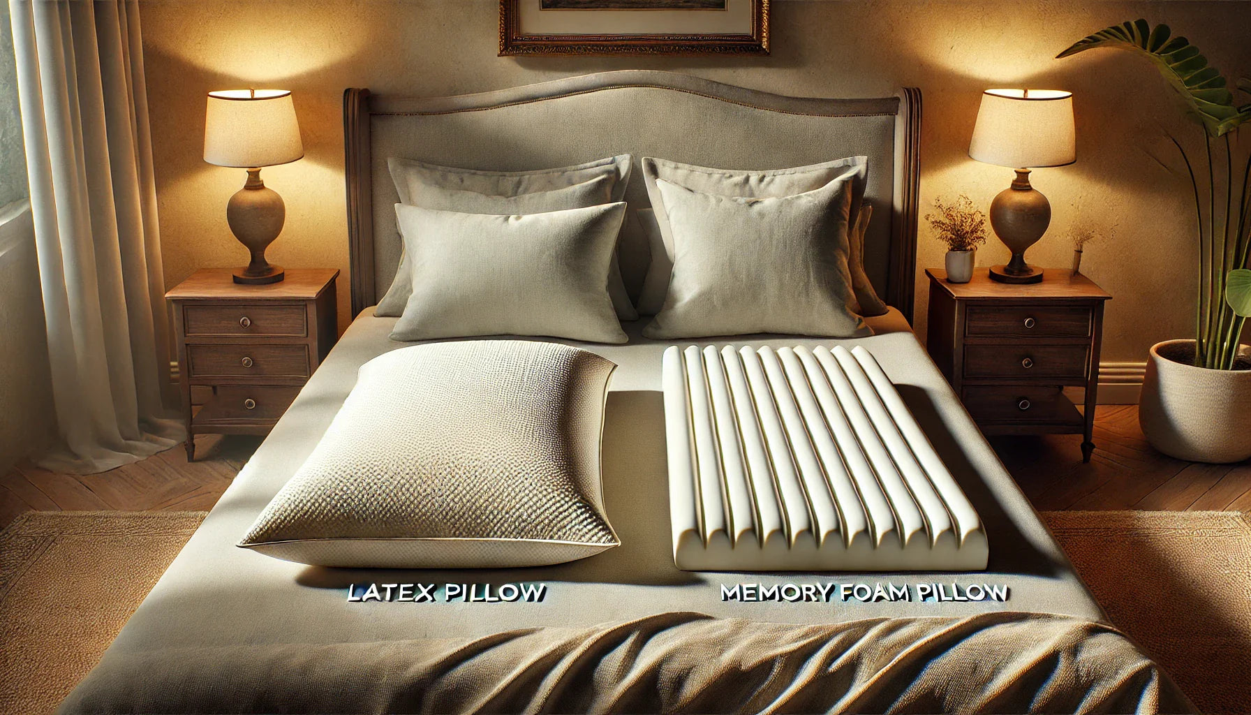 Latex vs Memory Foam Pillow