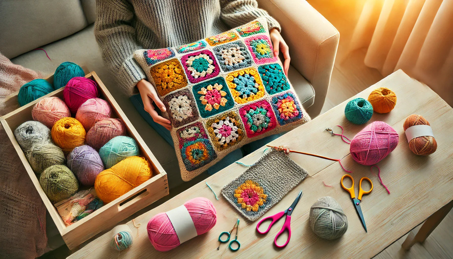 How to Make a Granny Square Pillow: A Step-by-Step Guide