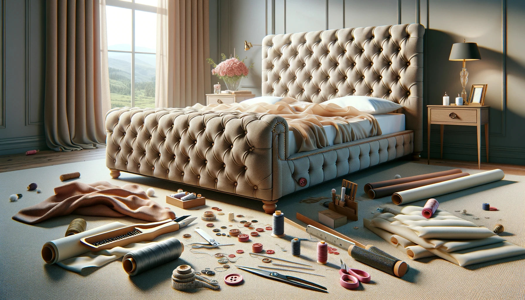 DIY Tufted Bed Frame: Create a Luxurious and Stylish Sleeping Space