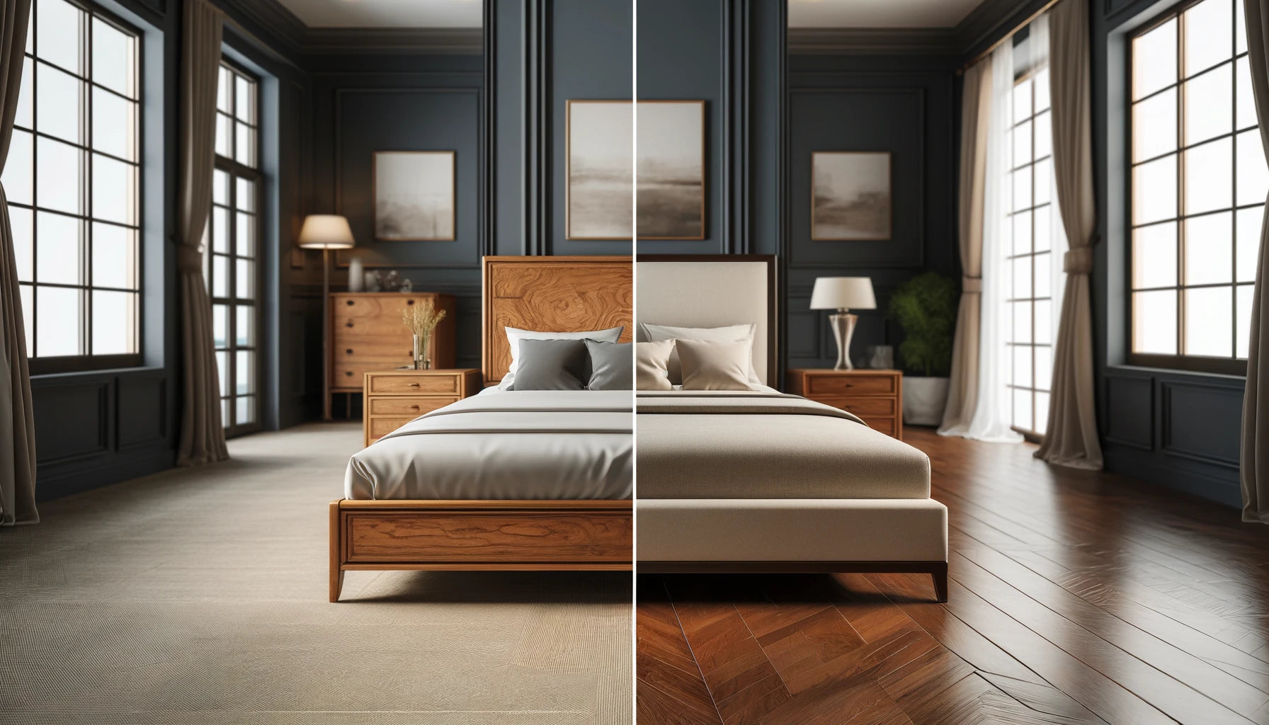 Fabric vs Wood Bed Frame: Which Is the Best Choice for Your Bedroom?