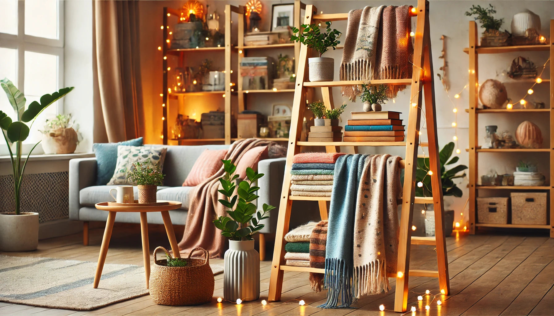 How to Use a Blanket Ladder: Versatile Home Decor Tips