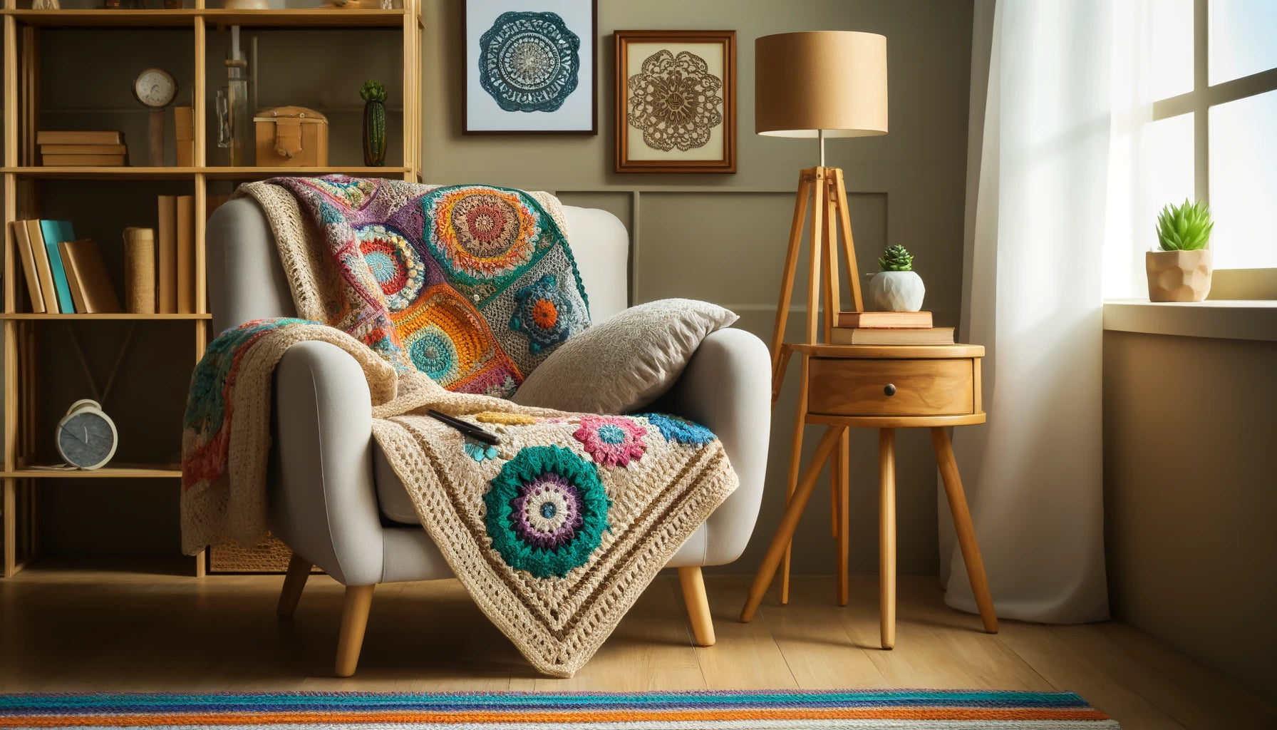 What Size is a Crochet Lap Blanket: A Guide to Crafting Comfort