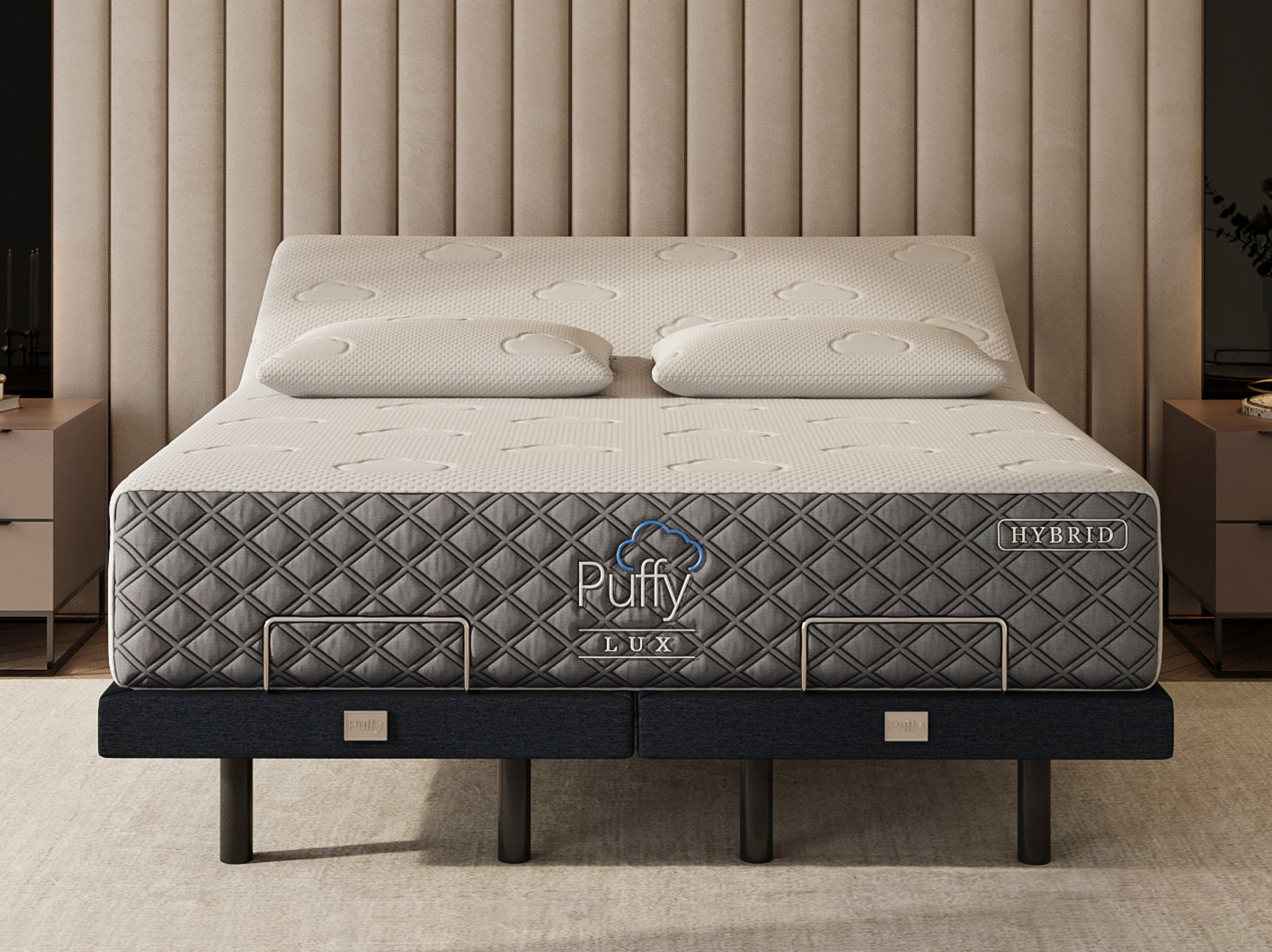 Official Puffy Lux Smart Bed Set Ranked 1 Luxury Mattress