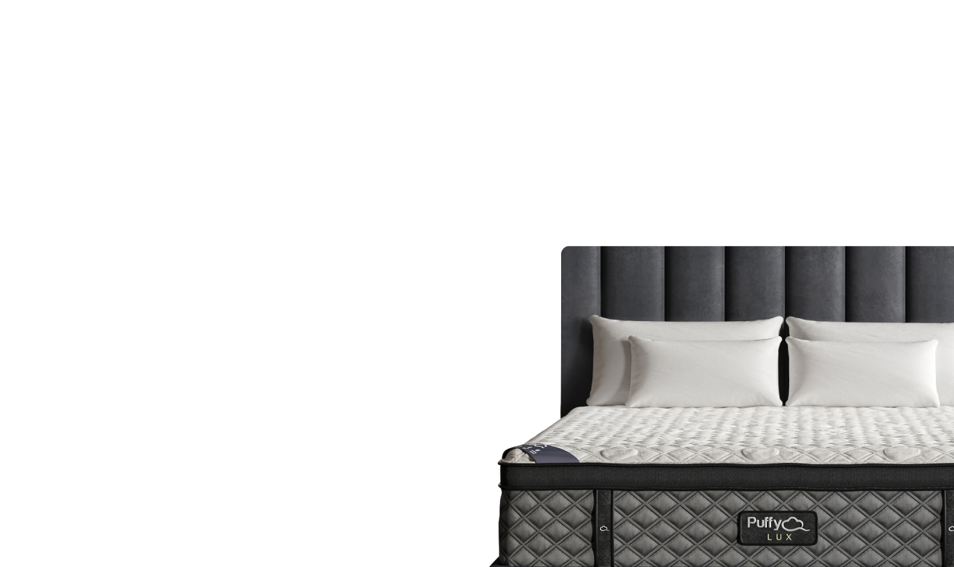 Go to the product page for the bestselling Puffy Lux Hybrid Mattress.