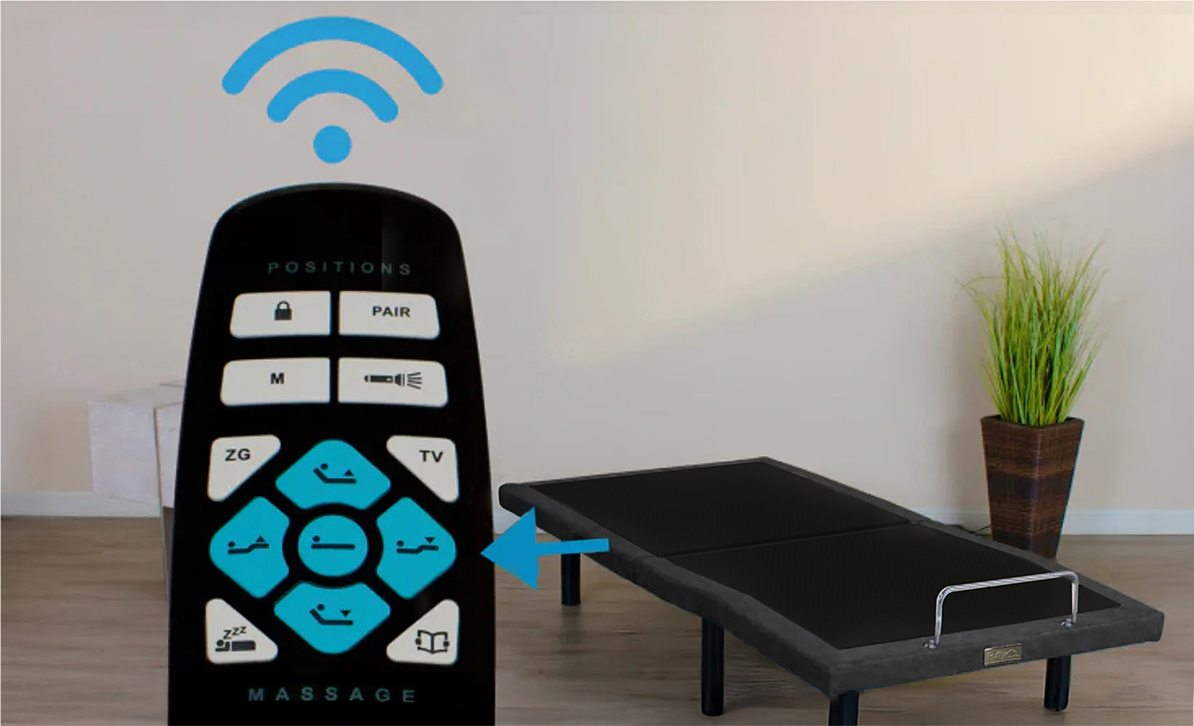 Total control of bedtime relaxation.